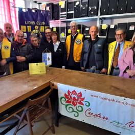 Tre Lions Club reggiani donano oltre 25mila euro a Credere per Vedere