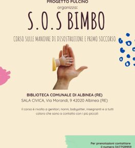 Un corso su disostruzione pediatrica e primo soccorso a Albinea con Progetto Pulcino