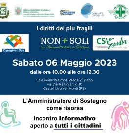 Incontro informativo e open day a Castelnovo Monti sull'Amministratore di Sostegno