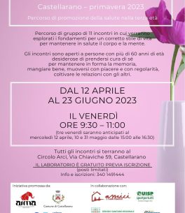 Arriva a Castellarano il Laboratorio Benessere di AIMA Associazione Alzheimer