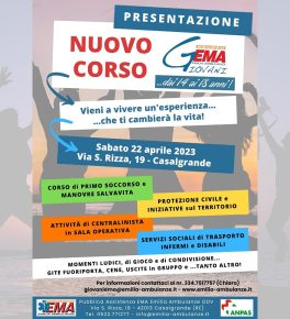 Corso 2023 per giovani di EMA Emilia Ambulanze a Casalgrande