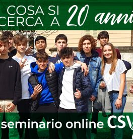 Seminario Cosa Si Cerca A 20 Anni A