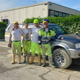 La Protezione civile di Albinea a Faenza per aiutare le popolazioni colpite dall’alluvione