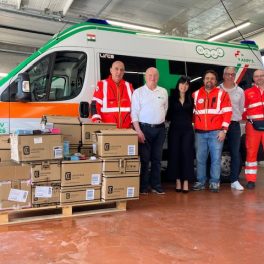 Cellularline manda aiuti in Romagna grazie alla Croce Verde di Reggio Emilia