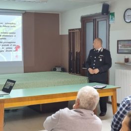 I volontari della Croce Rossa di Fabbrico a “lezione” dai carabinieri