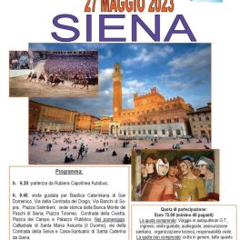 A Siena con l’Università del Tempo Libero e Auser Rubiera