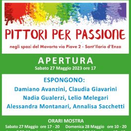 Mostra sui "Pittori per passione" a Sant'Ilario con l'associazione Orizzonti