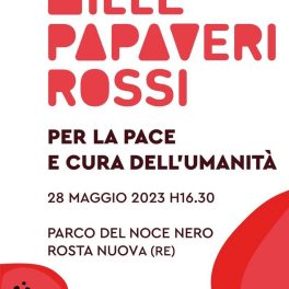 Mille papaveri Rossi per la pace e cura dell'umanità