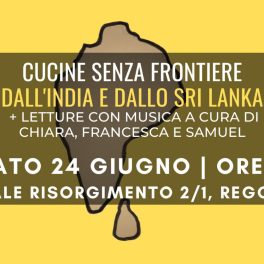 Cucine Senza Frontiere dall'India e dallo Sri Lanka