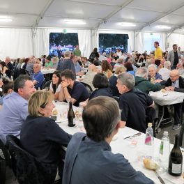 Albinea, in 400 alla cena di raccolta fondi per il comune alluvionato di Casola Valsenio