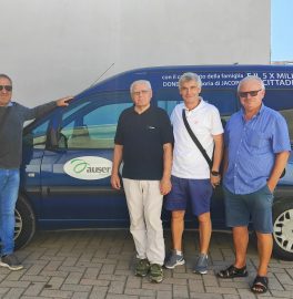 Da Reggiolo alla Puglia: l'Auser reggiana dona un mezzo attrezzato