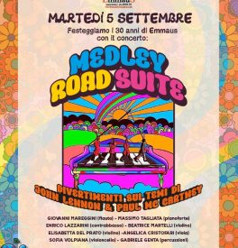 Omaggio ai Beatles con Emmaus Volontariato Domiciliare