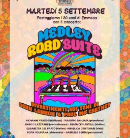 Omaggio ai Beatles con Emmaus Volontariato Domiciliare