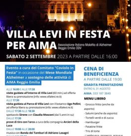 Villa Levi in festa per AIMA (Associazione Alzheimer)