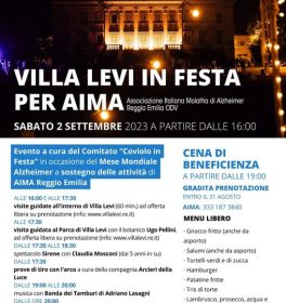 Villa Levi in festa per AIMA (Associazione Alzheimer)