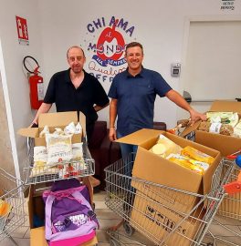 In bicicletta da Reggio allo Stelvio e ritorno no stop per l'Emporio Solidale Dora