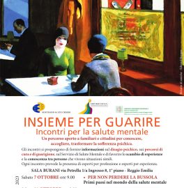 “Insieme per guarire”, incontri per conoscere, accogliere, trasformare la sofferenza psichica