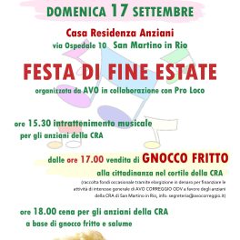 Festa di fine estate 2023 con AVO Correggio
