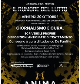 Seminario su “Giornalismo e cura. Scrivere le proprie disposizione anticipate di trattamento”