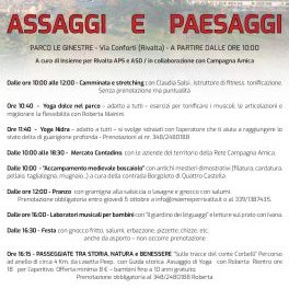"Assaggi e paesaggi" al parco di Rivalta