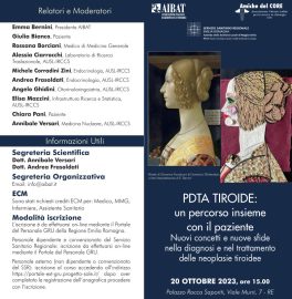 Diagnosi e cura del tumore della tiroide: le novità della clinica e della ricerca a Reggio Emilia