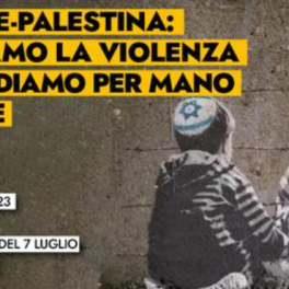 "In piazza per la pace tra Israele e Palestina"
