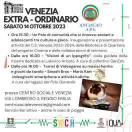“Venezia Extra-Ordinario” al centro sociale Venezia