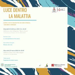 Ciclo di incontri "Luce dentro la malattia"