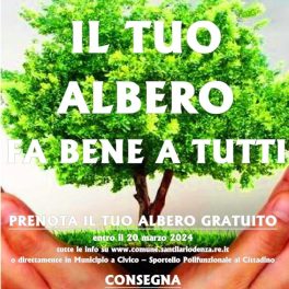Il tuo albero fa bene a tutti, iniziativa a Sant'Ilario d'Enza