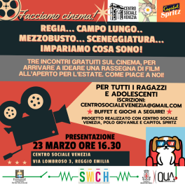 Corso sul cinema con il Centro Sociale Venezia