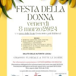 Cena a Rubiera per la festa della Donna 2024