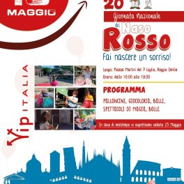 20° Giornata del Naso Rosso della Clownterapia Vip - Viviamo in Positivo a Reggio Emilia