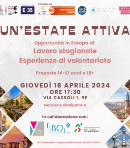 "Un'estate attiva": presentazione delle opportunità di volontariato giovanile in Europa
