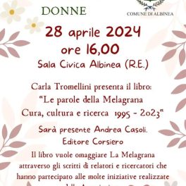 “Le parole della melagrana” ad Albinea per “Primavera di donne”