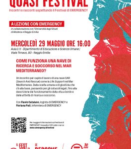 Al via Quasi Festival, incontri e racconti aspettando il Festival di Emergency
