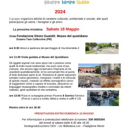 Visita al Museo del quotidiano di Ozzano Taro con Sostegno &amp; Zucchero