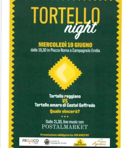 Tortello night a Campagnola Emilia