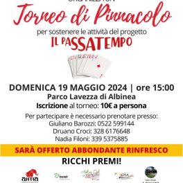 Ad Albinea un pinnacolo di raccolta fondi per il progetto “PassaTempo”