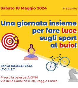 “Una giornata insieme, per fare luce sugli sport al buio!” con l’Unione Italiana dei Ciechi e degli Ipovedenti