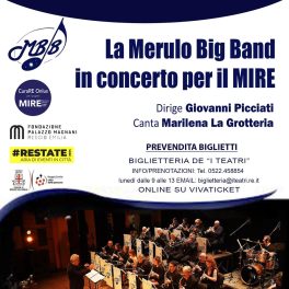 Merulo Big Band in concerto per il Mire Maternità Infanzia Reggio Emilia