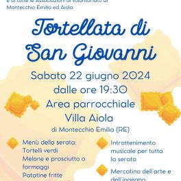 Tortellata di San Giovanni per la Protezione civile Val D'Enza Radiocomunicazioni