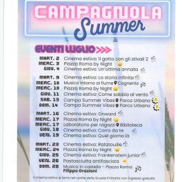 Le tante attività del luglio 2024 di Campagnola