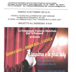 Commedia dialettale per il Gruppo Parkinson di Reggio Emilia