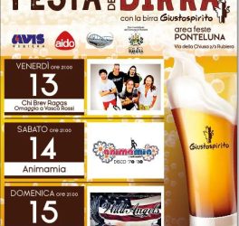 Edizione 2024 della festa della Birra di Avis e Aido di Rubiera