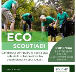 Eco Scoutiadi per ripulire Reggio con Legambiente e Scout CNGEI