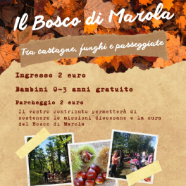 L'ottobre nel bosco di Marola con il Centro Missionario Diocesano reggiano