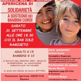 Anche nel 2024 Ramiseto ospita la cena di solidarietà per i bimbi curdi