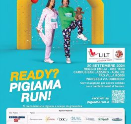 Pigiama Run, la solidarietà LILT corre anche a Reggio Emilia