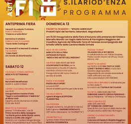 Banchetto del volontariato alla fiera d'autunno 2024 di Sant'Ilario d'Enza