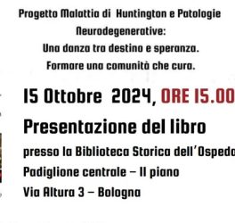 Presentazione del libro "Malattia di Huntington. Una danza tra destino e speranza"